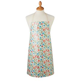 Cooksmart Country Floral PVC Apron | Waterproof Apron with Elegant Country Floral Design | Durable & Easy-Clean Apron for Kitchen & Baking | Stylish Protection for Cooking