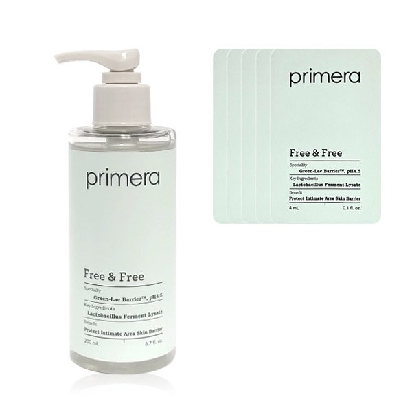 Primera Free &amp; Free 200ml (5 samples) / 프리메라 후리