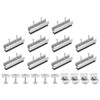 M METERXITY 10 PCS Solar Panel Mounting Brackets Kits, Aluminum