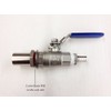 Quick Fit Weldless 316 Stainless Steel Ball Valve with Bulkhead