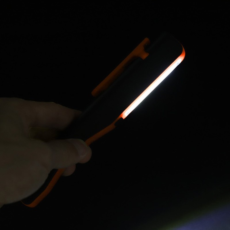 MUNEFE COB LED Flashlight, Pocket Work Light, Magnetic Work Light,