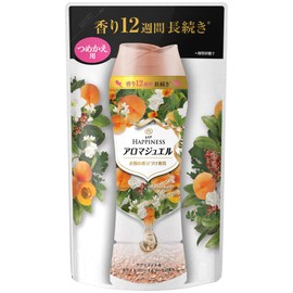 Lenor Happiness Aroma Jewel Beads, For Scenting Clothes, Apricot & White Floral Bouquet, Refill, 15.9 fl oz (455 ml)