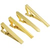 Tie Clip for Men Set, 4 Pack Gold Tie Bar