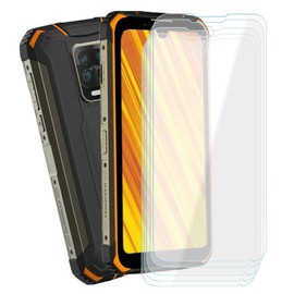 for Doogee S59 Pro Screen Protector Tempered Galss, KJYF [5 Pack] High Clear [9H Hardness] [Bubble Free] Screen Tempered Glass Protective Film for Doogee S59 Pro 5.7 Inch.