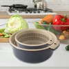 Colander Bowl Set | Fruit and Vegetable Washing Strainer Bowl
