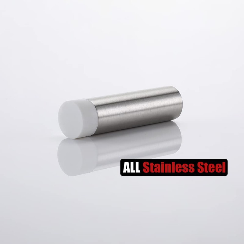JQK Door Stopper, 2-7/8 Inch 304 Stainless Steel Sound Dampening