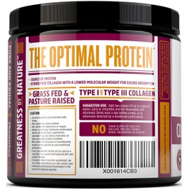 Collagen Powder 500g - Hydrolysed Collagen Peptides Powder - High Protein Bovine Collagen Supplement - Grass Fed, Hormone Free - Rich in Amino Acids - for Hair, Nails & Skin