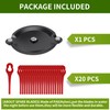 [UPGRADE]Dual Blade Disc Cordless Strimmer Blade Holder Replacement Compatible for