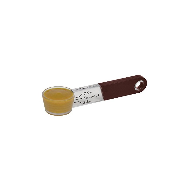 PEARL METAL Vegetable C-9134 Measuring Spoon, Measured with Liquid Miso