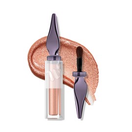 URBAN DECAY 24/7 Glaze-On Liquid Eyeshadow (Sugar Twist - Rose Gold Shimmer), Crease-resistant, Glitter Eye Makeup with Built-in Brush, Smooth Application - 0.1 fl oz
