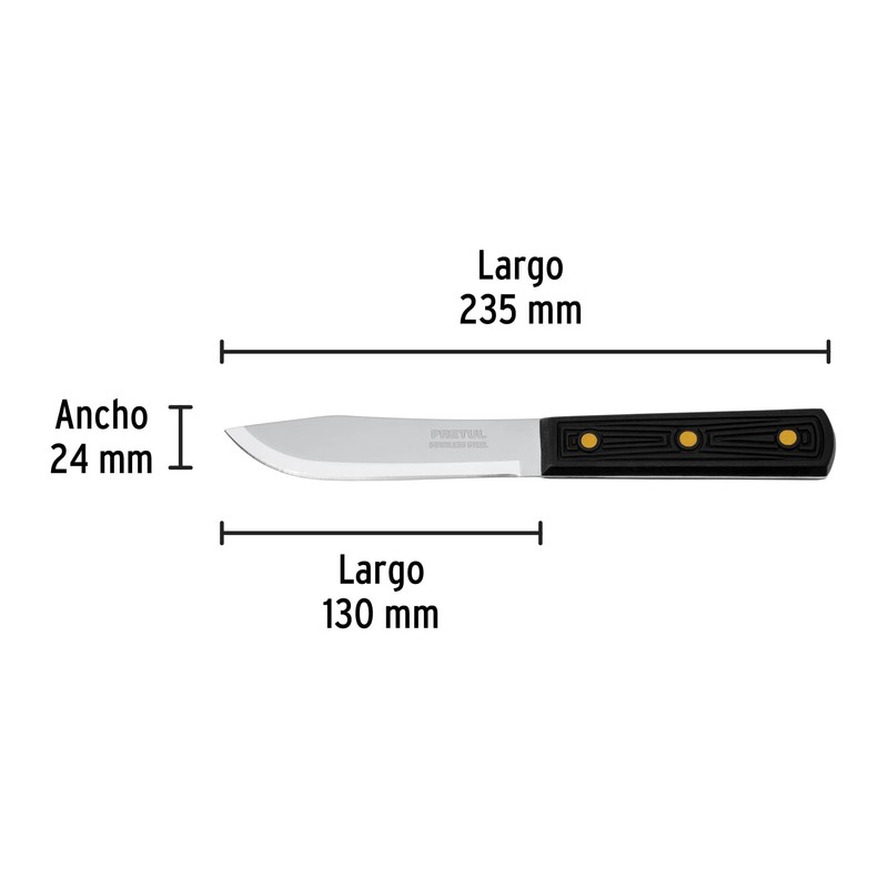 Pretul CUCH-P50, Cuchillo cebollero 5" mango de polipropileno