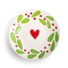 DEMDACO Heartful Home Holiday Red, White, Green 13 Inch, Ceramic