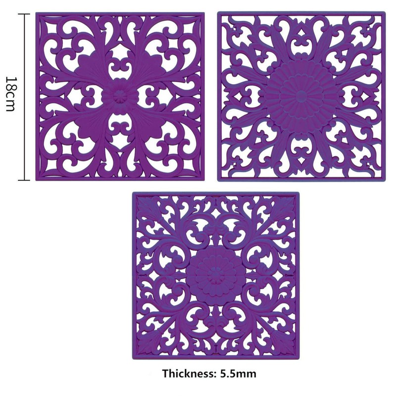 Smithcraft Silicone Trivets for Hot Pots and Pans & Dishes,
