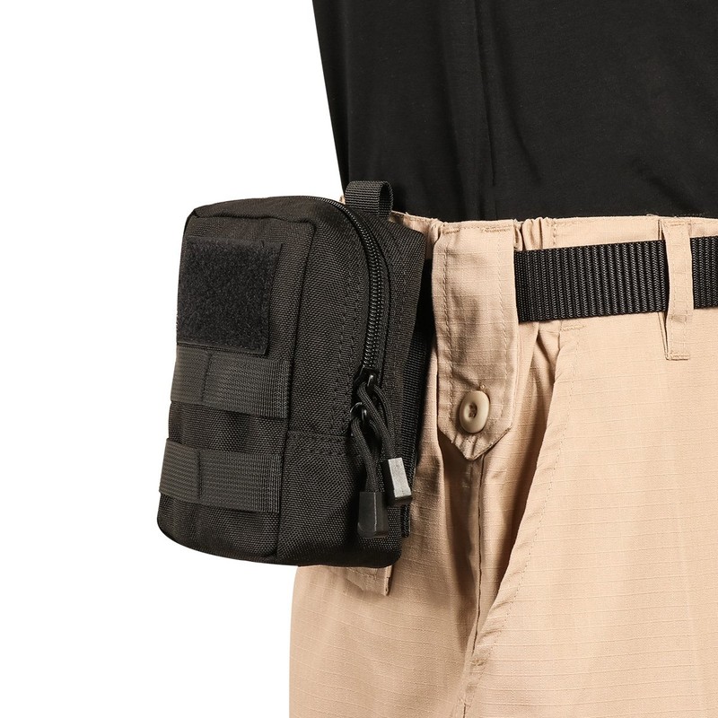 IronSeals 2 Pack Tactical Molle EDC Pouch Multi-Purpose Compact Pack