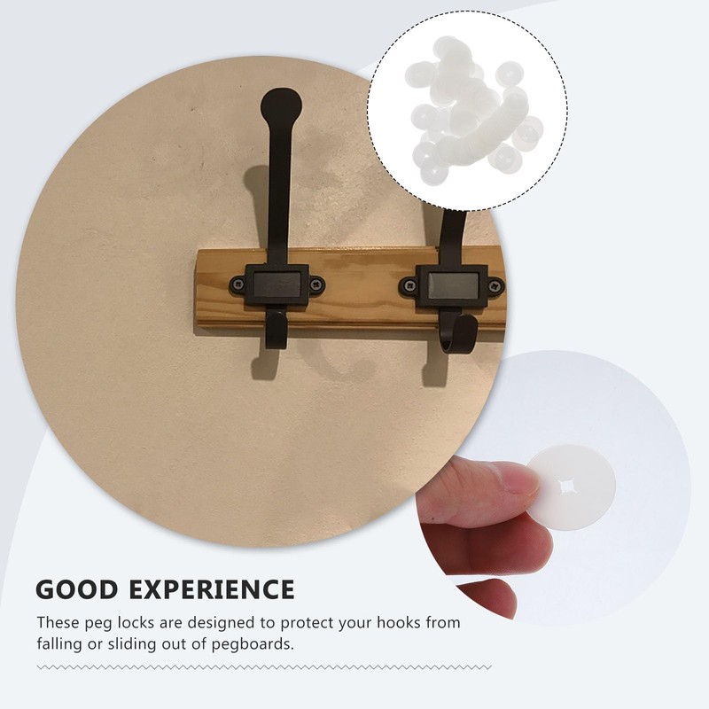 Baluue Peg Hook Stoppers 100pcs Hooks Store Accessory Peg Hook