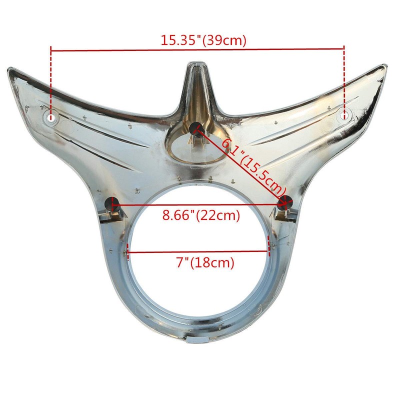 TCMT Headlight Fairing Bezel Fits For Indian 2015-2024 Roadmaster 2018-2020