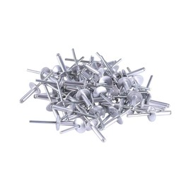 Large Flange Blind Rivets, Aluminum,Flange Diameter 3/16" (4.8mm)  Pop Rivets Assortment Kit Blind Rivet - size: 3/16 x 5/8 inch-80 pcs