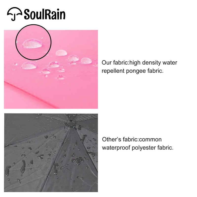 SoulRain 16 Ribs 48" Stick Umbrella Auto Open Solid Color