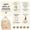 MOROLURU 25 Pack 350GSM | Birthday Cards | Birthday Cards
