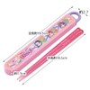 Skater ABS2AMAG-A Children's Chopsticks and Chopsticks Case Set, Silver Ion