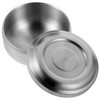 SAFIGLE Stainless Steel Shaving Bowl Lid Men Shaving Soap Bowl