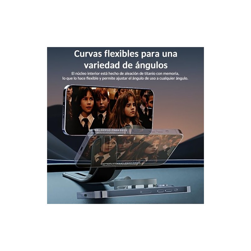 Soporte para Celular Automóvil,Plegable Magnético portacelular para Auto,Soporte para rotación