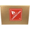 Hazard Class 3 D.O.T. Flammable Liquid Labels 4x4 Inch Square