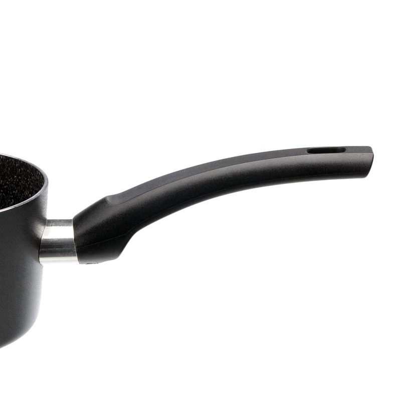 ALLUFLON Tradizione Italia Casseruola, Alluminio, Nero, 14 cm