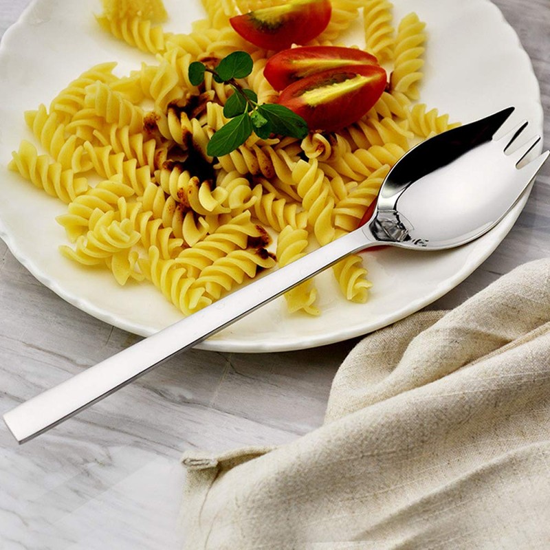 Serlife 2 in 1 Spoons Forks 3 Packs Stainless Steel