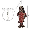 In the Breeze 5120 — Salmon Totem Fish Windsock-Hanging Outdoor