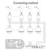 LCD Analog PTZ Camera Keyboard with 4D Joystick PTZ Speed