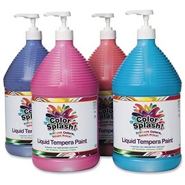 Gallon Color Splash! Liquid Tempera Paint - Set C (Pack of 4)