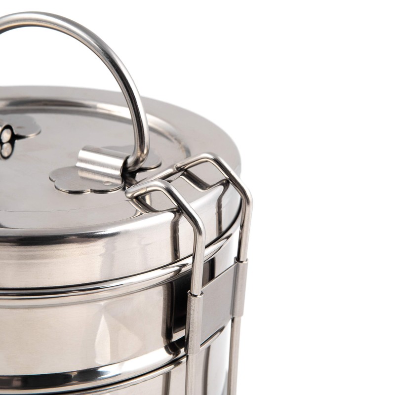 Indian-Tiffin 2 Tier Stainless Steel Large Tiffin Lunch Box