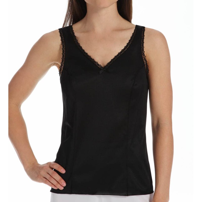 Shadowline Women's Princess Wide Strap Camisole 2410, White, 32