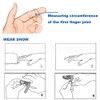 Plastic Finger Splints,3-Size Pack Mallet Finger Brace Mallet Dip Finger