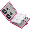 ELECOM CMC-SDCPP24PN Memory Card Case, SD Case, Plastic, Holds 12