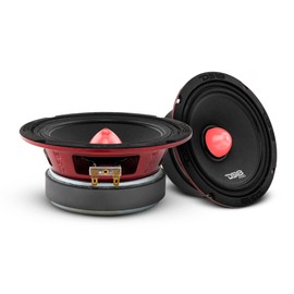 DS18 PRO-X6.4BMRGB 6.5" Loudspeaker with RGB LED Light Bullet - 500W Max, 250W RMS, 4 Ohms - Premium Quality Audio 6.5" Midrange Door Speakers for Car or Truck Stereo Sound System - 2 Speakers