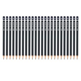 M&G Wooden Hexagonal Pencils, 24 Pcs 2B Pencils Graphite Round Pencils for Classroom Teacher Office Supplies, Grey