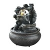 WeiLaiKeQi Indoor Waterfall Fountain Tabletop Fountain with Scene Light Water