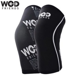 WOD Friends Fitness Accessory, Crossfit haipeo Knee Brace 7mm Black for home workouts, training and recovery, portable sports and exercise gear, Korean Import, WOD Friends