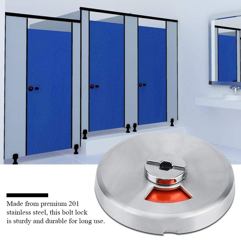 Indicator Door Lock Bathroom Restroom Toilet Bolt Door Lock with