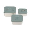 LÄSSIG Garden Explorer Snack Box Set of 3 Stainless Steel