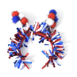 XAM Patriotic Pom-Pom Headbands – 4th of July Party Decorations combine playful style with patriotic flair more