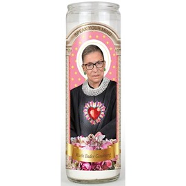 Ruth Bader Ginsburg: Prayer Candle, Saint Candle, Votive Candle, Supreme Court, RBG, Resistance, Girl Power, America, USA, Unscented