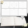 Funeral Guest Book for Celebration of Life Leather Memoria, Elegant
