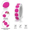Round Stickers Pink 13mm Circle Labels with Color Coding Dot