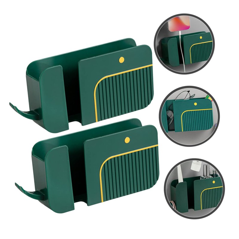 DOITOOL 2pcs Wall Phone Holder Remote Control Holder Wall Mount