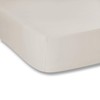 Plain Dyed Neutral Fitted Sheet 135x200cm 100% Cotton Percale