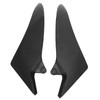 Pair Motorcycle Fuel Tank Side Panel Cover Black Protection Replacement