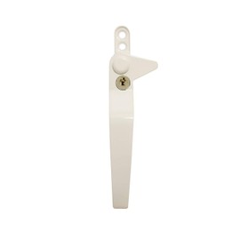 WindowParts WP Original Flexi Cockspur Left Hand Window Handle - Universal Adjustable Stack Height 9mm, 17mm, 22mm (White)
